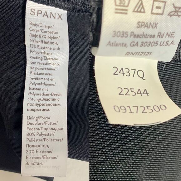 Spanx black faux leather leggings - Picture 15 of 16